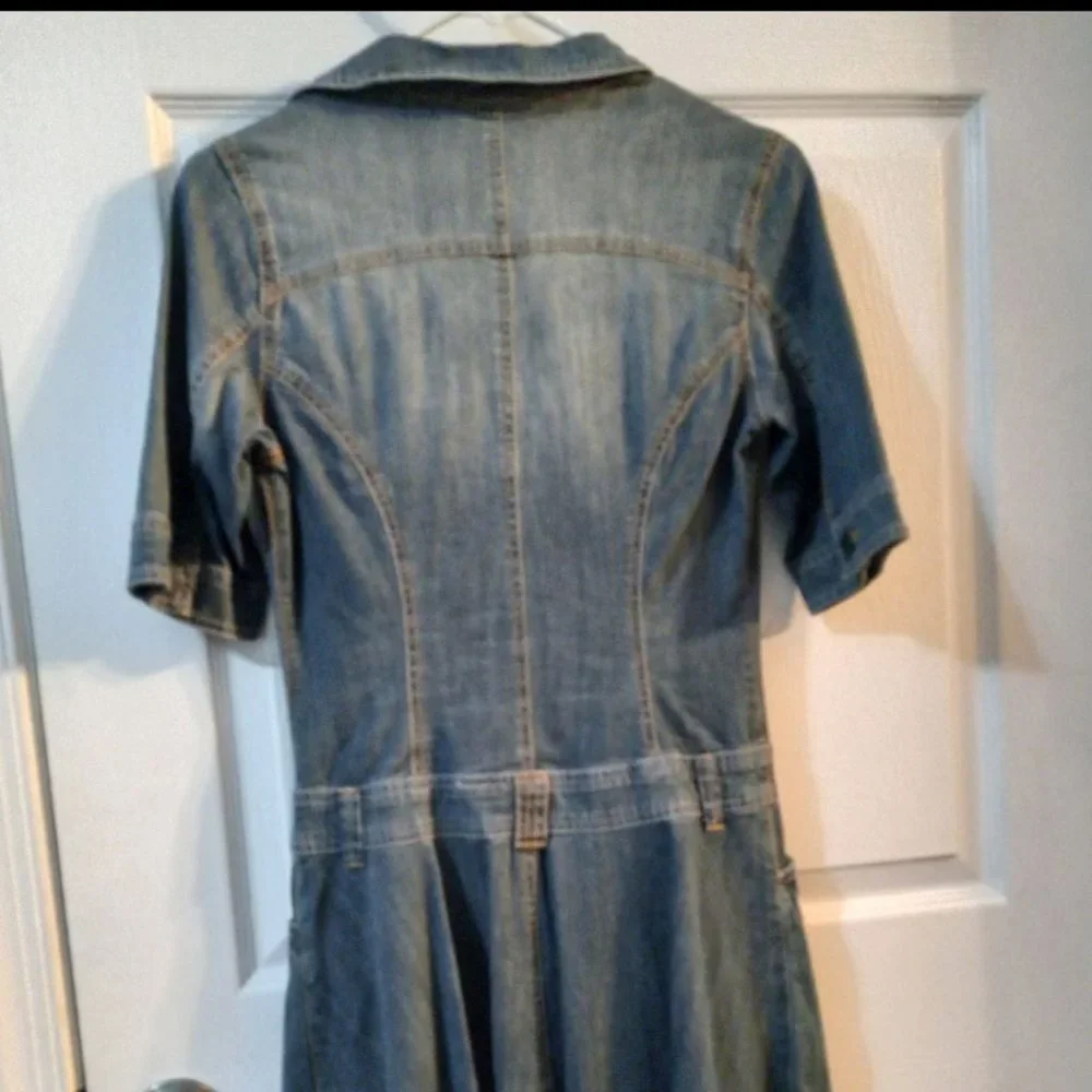 Denim Mini Dress - Picture 6 of 14